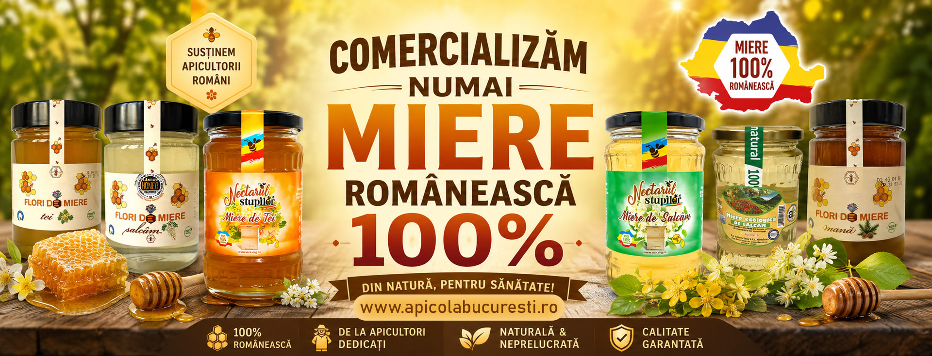 Miere 100% Romaneasca
