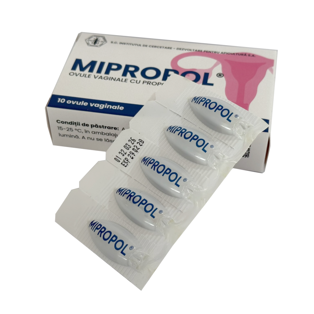 Mipropol - ovule vaginale cu propolis - 10 buc [2]