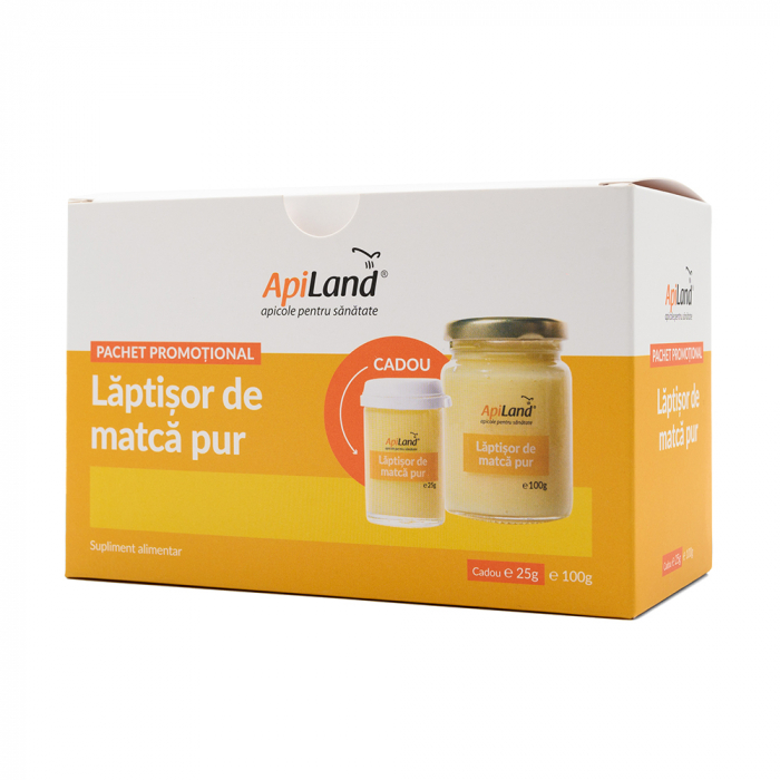 Pachet Lăptişor de matcă PUR convențional 100g + 25g GRATIS [3]