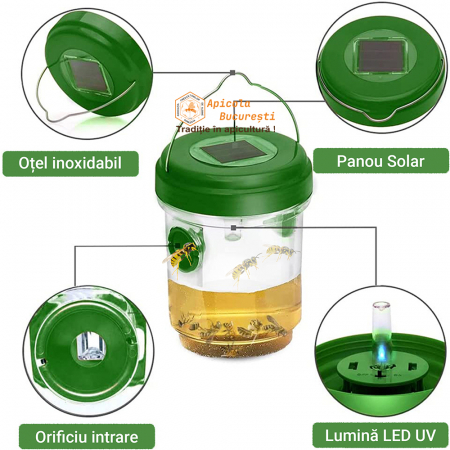Capcana pentru viespi cu LED UV [1]