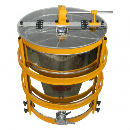 Unelte si utilaje apicole - Centrifuga inox 3 rame tangentiale si 12 rame radiale