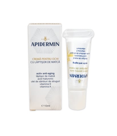 Cosmetice - Crema pentru ochi complex antiaging Apidermin - 10 ml