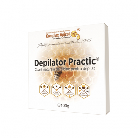 Cosmetice - Depilator practic cu ceară naturală - 100g
