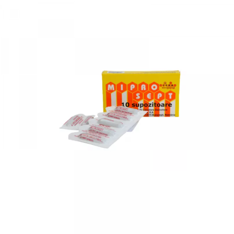 Apiterapeutice - Miprosept supozitoare - 10 buc.