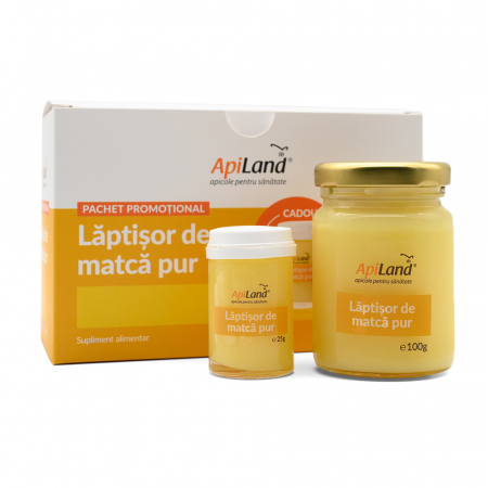 Pachet Lăptişor de matcă PUR convențional 100g + 25g GRATIS [1]