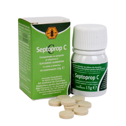 Produse apicole - Septoprop C - 30 comprimate