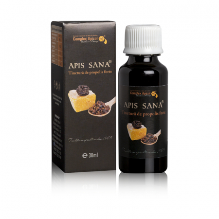 Produse apicole - Tinctura propolis forte 30% 30ml - Apis Sana