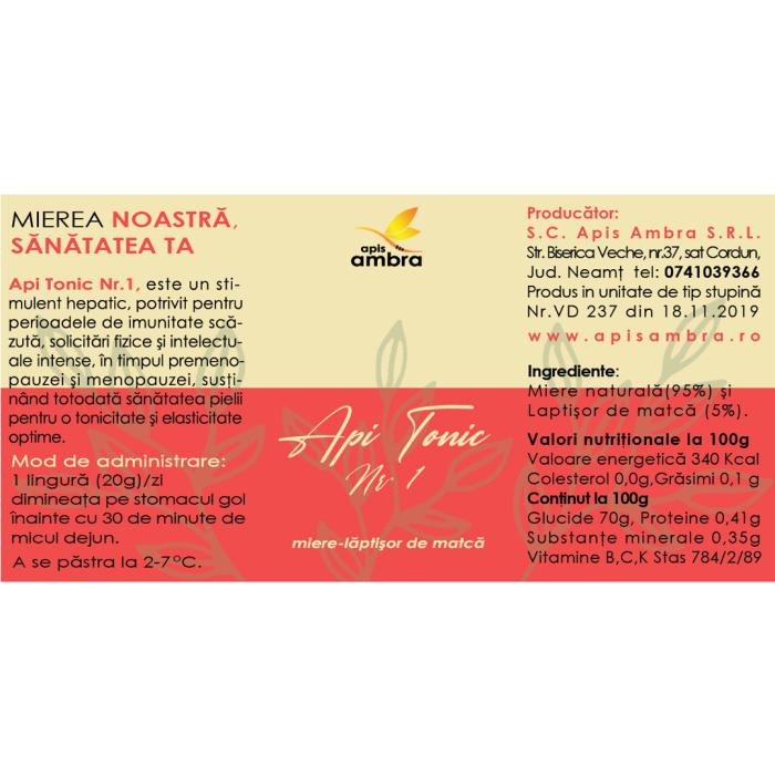 Api tonic nr 1 Apis Ambra [2]