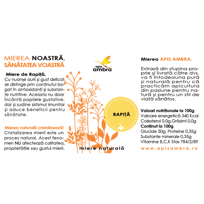 Miere de rapiţă Apis Ambra [2]