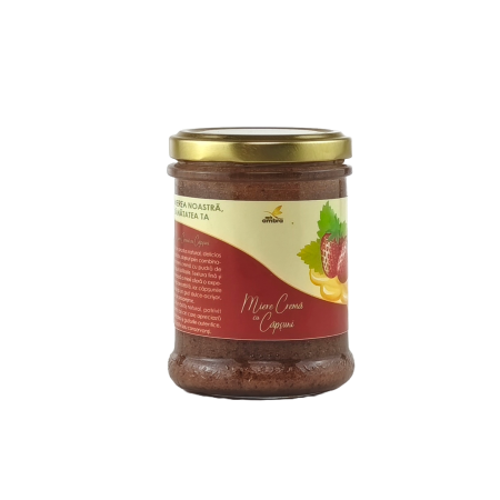 Miere Cremă - Miere Cremă cu Căpșuni Apis Ambra - 100% Naturală