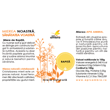 Miere de rapiţă Apis Ambra [1]
