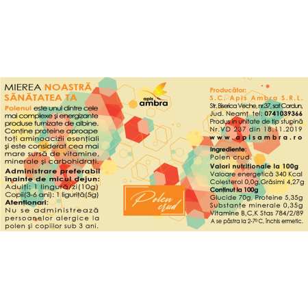 Polen crud poliflor Apis Ambra [1]