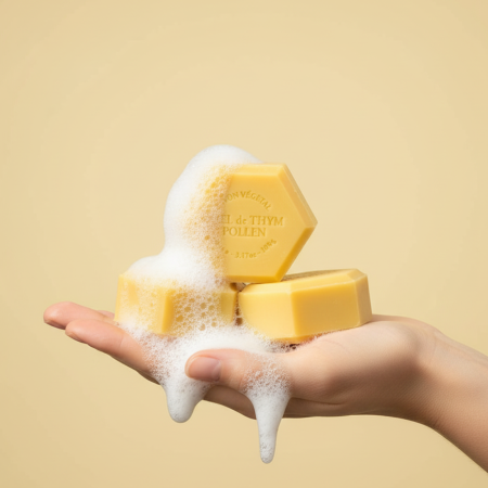 Săpunuri - Săpun Natural cu Miere și Polen – 100g