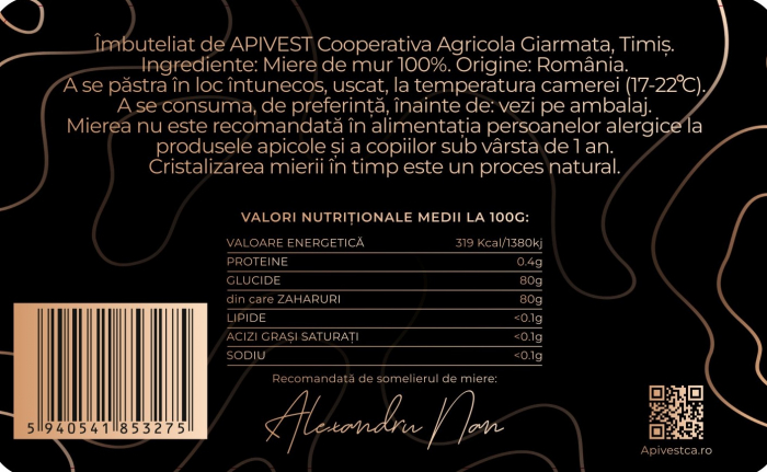 Miere de Mur Apivest 270g [3]