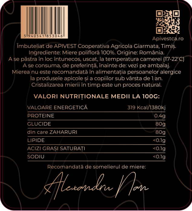 Miere Polifloră Apivest 670g [3]