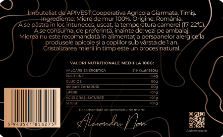 Miere de Mur Apivest 270g [2]