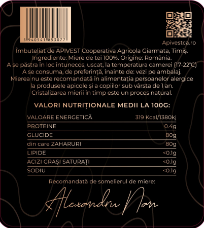 Miere de Tei Apivest 670g [2]