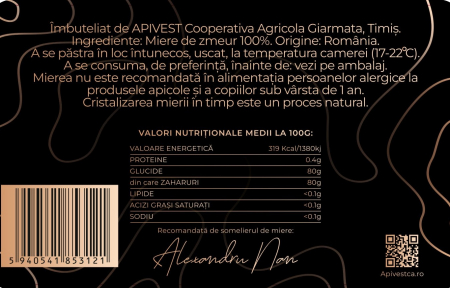 Miere de Zmeur Apivest 270g [2]