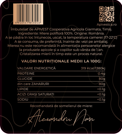 Miere Polifloră Apivest 670g [2]