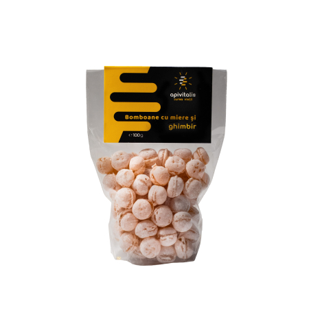 Bomboane cu miere - Bomboane cu miere si ghimbir 100g