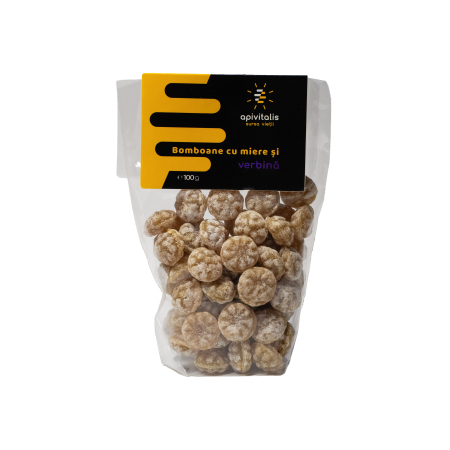 Bomboane cu miere - Bomboane cu miere si verbina 100g