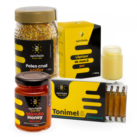 Lăptișor de matcă - Pachet apicol sport -  pentru un stil de viață sănătos