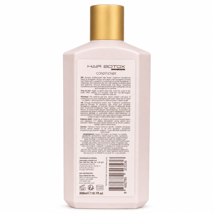 Balsam Profesional Hair Botox EVOQUE, 300 ml – Hidratare Intensă, Reparare și Anti-Frizz pentru Păr Degradat, Uscat sau Tratat Chimic [2]
