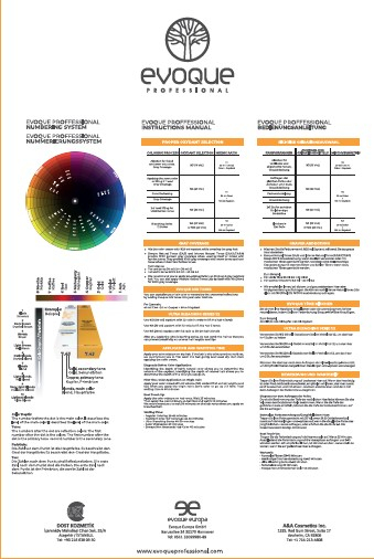 Catalog Culoare Vopsele Profesionale EVOQUE USA – 116 Nuante Disponibile (fara amoniac) [3]