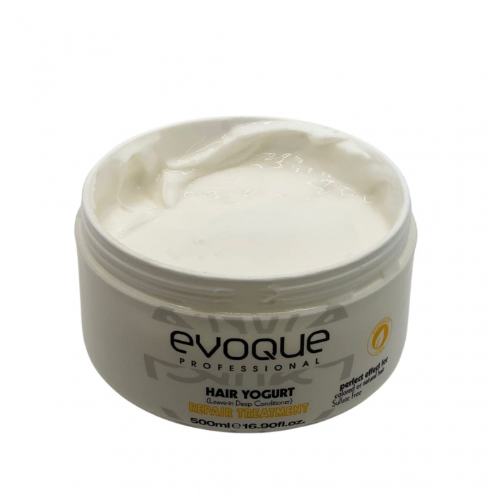 Masca de Par Leave-in cu Iaurt, EVOQUE USA Milk Therapy, 500 ml – Tratament Profund Fara Sulfati pentru Par Vopsit sau Natural [6]