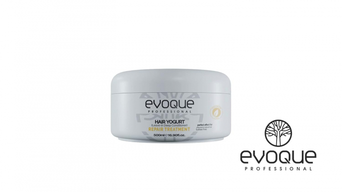 Masca de Par Leave-in cu Iaurt, EVOQUE USA Milk Therapy, 500 ml – Tratament Profund Fara Sulfati pentru Par Vopsit sau Natural [3]