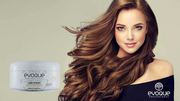 Masca de Par Leave-in cu Iaurt, EVOQUE USA Milk Therapy, 500 ml – Tratament Profund Fara Sulfati pentru Par Vopsit sau Natural [4]