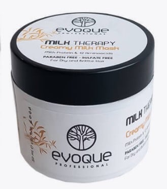 Masca profesionala de par EVOQUE Milk Therapy Deep Treatment TRAVEL SIZE 50 ml – Cu 12 Aminoacizi din Proteine din Lapte, Reparare si Hidratare Intensa [1]
