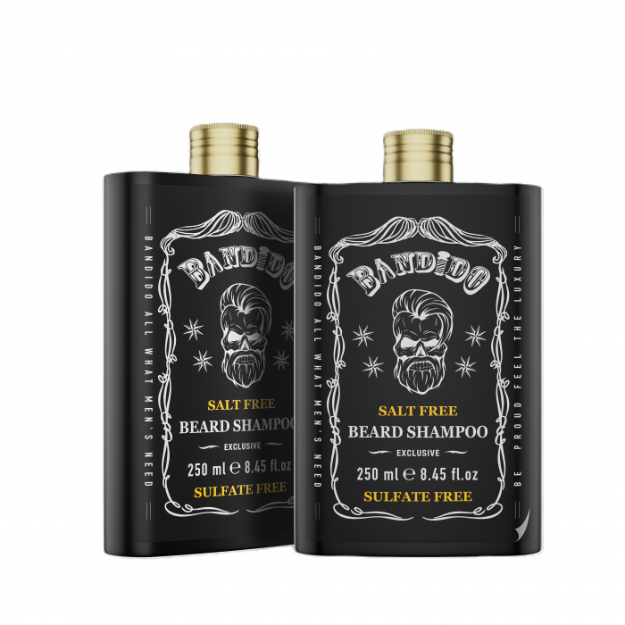Sampon Profesional, pentru Barba si Mustata, Salt Free Bandido, 250 ML [2]