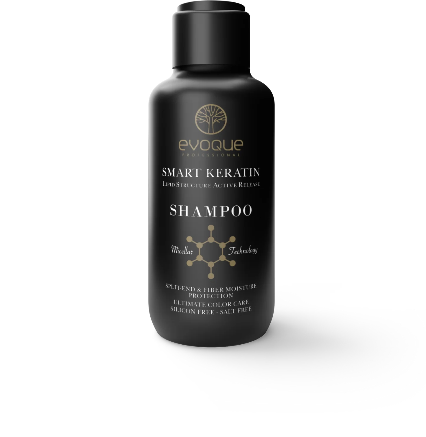 Sampon Smart Keratin Professional Travel Size EVOQUE USA, 100 ml – Reparare si intarire pentru par degradat, frizat sau tratat chimic [1]