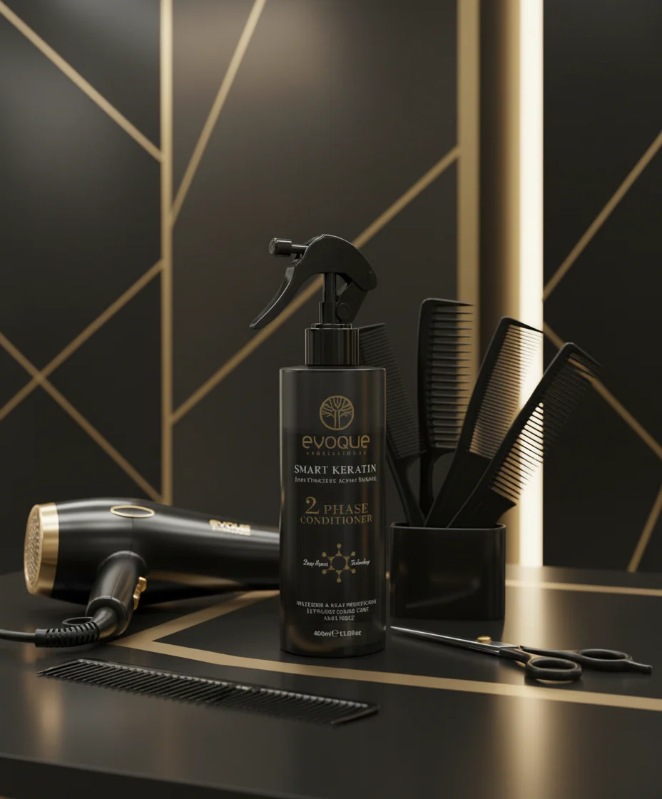 Spray leave-in Smart Keratin Professional EVOQUE USA, 100 ml – Protectie termica si reparare pentru par degradat, frizat sau tratat chimic [2]