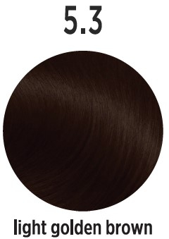 Vopsea de par Profesionala ELEMENT 5.3, 120 ml (2x60 ml), Light Golden Brown