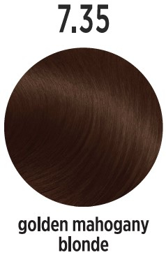 Vopsea de par profesionala ELEMENT 7.35 Golden Mahogany Blonde 100ml