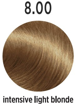 Vopsea de par Profesionala ELEMENT 8.00, 120 ml (2x60 ml), Intensive Light Blonde