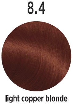 Vopsea de par Profesionala ELEMENT 8.4, 100 Ml, Light Cooper Blonde