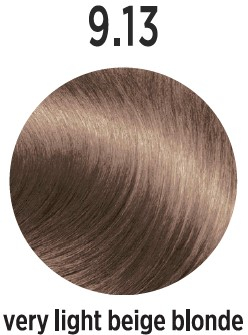 Vopsea de par Profesionala ELEMENT 9.13, 100 Ml, Very Light Beige Blonde