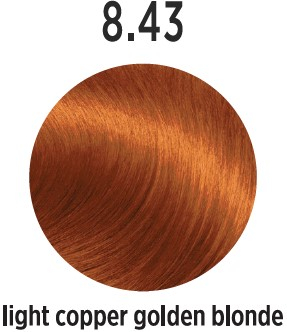 Vopsea de par Profesionala ELEMENT Light Cooper Golden Blonde 8.43- 100 Ml