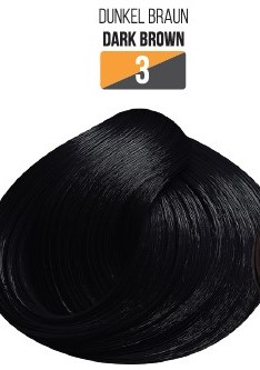 Vopsea Profesionala Fara Amoniac EVOQUE USA, Nuanta 3 Dark Brown, 100 ml ,   Acoperire Totala Fire Albe, Cu Argan si Aminoacizi