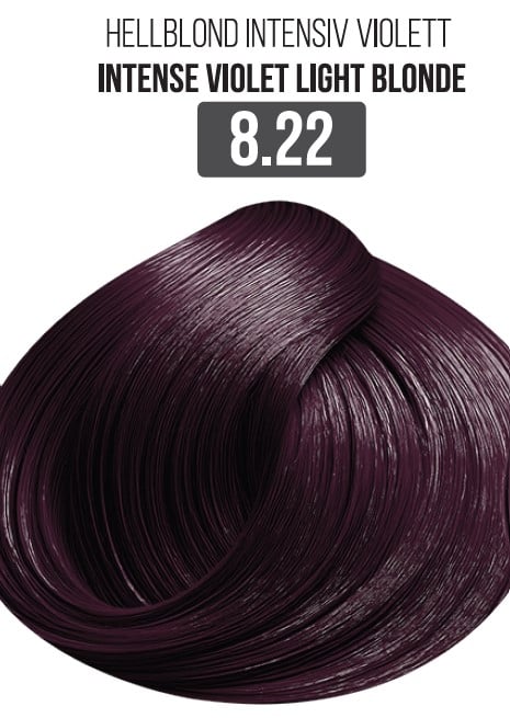 Vopsea Profesionala Cu Amoniac Redus EVOQUE Milk Therapy 100 ml – 8.22 Intense Violet Light Blonde – Cu Tehnologie Lipid Micro Emulsion [1]