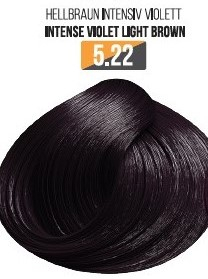 Vopsea Profesionala Cu Amoniac Redus EVOQUE Milk Therapy, Nuanta 5.22 Intense Violet Light Brown ,   Cu Tehnologie Lipid Micro Emulsion, 100 ml - Evoque