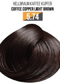 Vopsea Profesionala Cu Amoniac Redus EVOQUE Milk Therapy, Nuanta 5.74 Copper Coffee Light Brown ,   Cu Tehnologie Lipid Micro Emulsion, 100 ml - Evoque