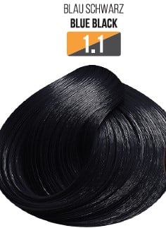 Vopsea Profesionala Fara Amoniac EVOQUE USA, Nuanta 1.1 BLUE BLACK ,   Cu Ulei de Argan si 12 Aminoacizi, 100 ml - Evoque
