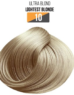 Vopsea Profesionala Fara Amoniac EVOQUE USA, Nuanta 10 Blond Ultra Deschis ,   Cu Ulei de Argan si 12 Aminoacizi, 100 ml - Evoque
