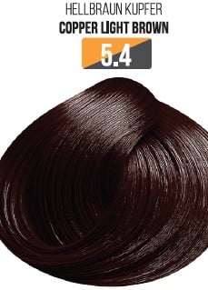 Vopsea Profesionala Fara Amoniac EVOQUE USA, Nuanta 5.4 COPPER LIGHT BROWN ,   Cu Ulei de Argan si 12 Aminoacizi, 100 ml - Evoque