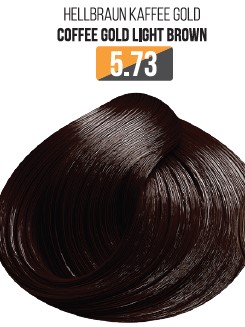Vopsea Profesionala Fara Amoniac EVOQUE USA, Nuanta 5.73 COFFEE GOLD LIGHT BROWN ,   Cu Ulei de Argan si 12 Aminoacizi, 100 ml - Evoque