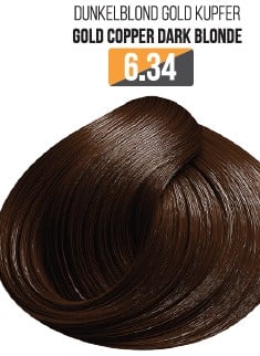Vopsea Profesionala Fara Amoniac EVOQUE USA, Nuanta 6.34 GOLD COPPER DARK BLONDE ,   Cu Ulei de Argan si 12 Aminoacizi, 100 ml - Evoque